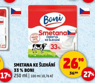 SMETANA KE LEHN 33% BONI