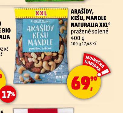 ARADY KEU, MANDLE NATURALIA XXL