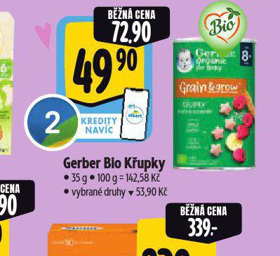 GERBER BIO KUPKY