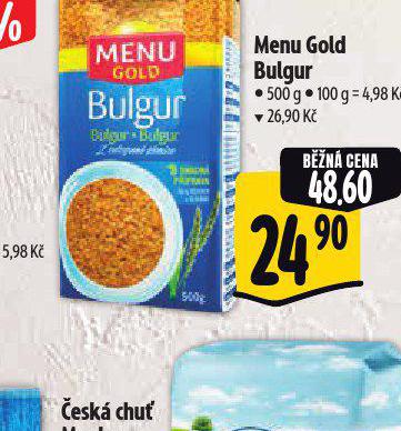 MENU GOLD BULGUR