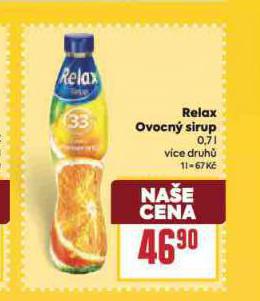 RELAX OVOCN SIRUP