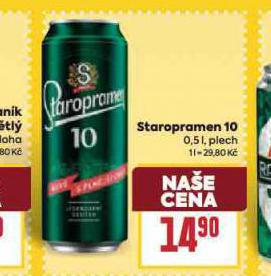 PIVO STAROPRAMEN 10