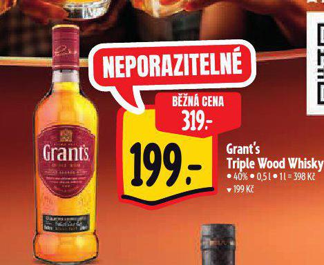 GRANT'S TRIPLE WOOD WHISKY