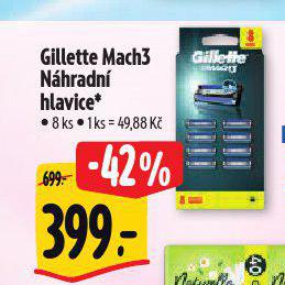 GILLETTE MACH3 NHRADN HLAVICE