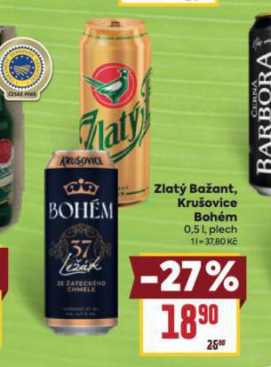 PIVO ZLAT BAANT