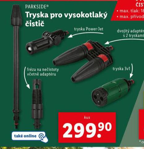 TRYSKA PRO VYSOKOTLAK ISTI