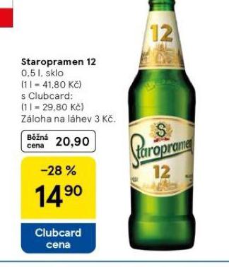 PIVO STAROPRAMEN 12