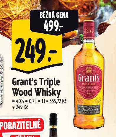 GRANT'S TRIPLE WOOD WHISKY