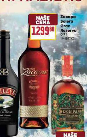ZACAPA SOLERA GRAN RESERVA
