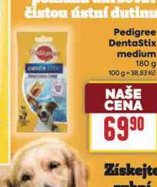 PEDIGREE DENTASTIX POCHOUTKY PRO PSY