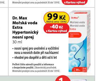 DR. MAX MOSK VODA EXTRA