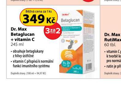 DR. MAX BETAGLUCAN + VITAMIN C