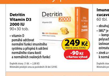 DETRITIN VITAMIN D3 2000 IU