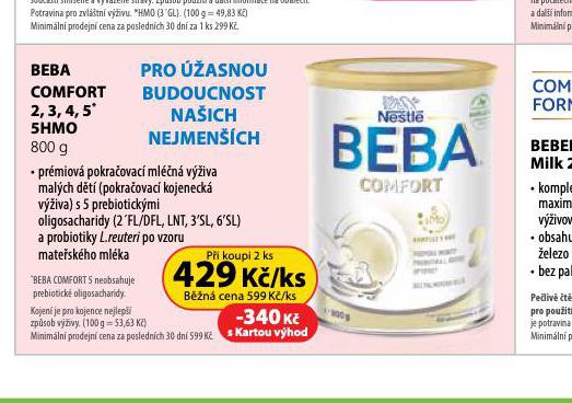 BEBA COMFORT 2,3,4,5 5HMO