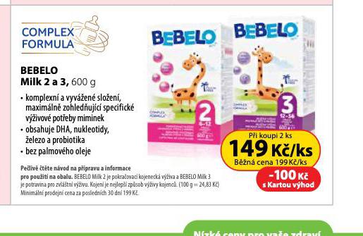 BEBELO MILK 2 A 3