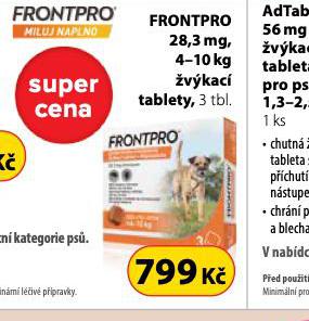 FRONTPRO 4-10 KG VKAC TABLETY