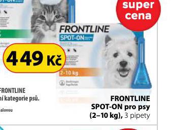 FRONTLINE SPOT-ON PRO PSY 2-10 KG