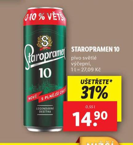 PIVO STAROPRAMEN 10