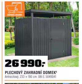 PLECHOV ZAHRADN DOMEK