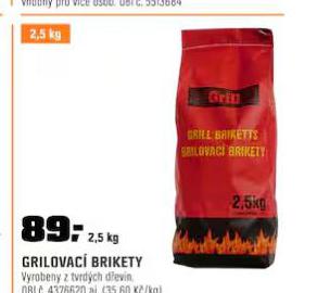 GRILOVAC BRIKETY