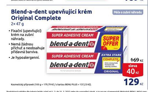 BLEND A DENT FIXAN KRM NA ZUBN PROTZU