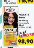 PALETTE BARVA NA VLASY