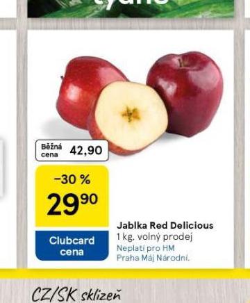 JABLKA RED DELICIOUS