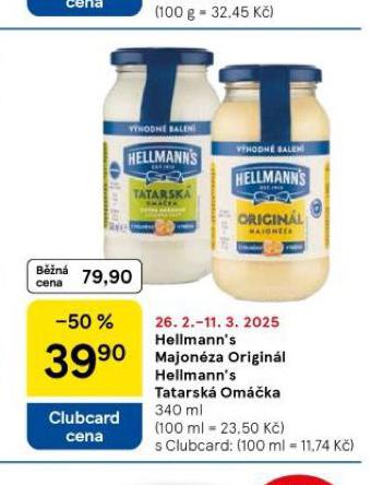 HELLMANNS TATARSK OMKA, MAJONZA