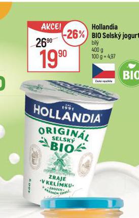 HOLLANDIA BIO SELSK JOGURT