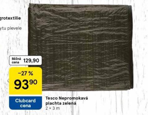 NEPROMOKAV PLACHTA ZELEN