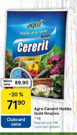 AGRO CERERIT HOBBY GOLD HNOJIVO