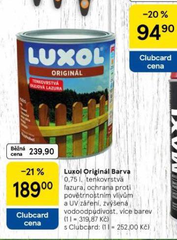 LUXOL ORIGINLN BARVA