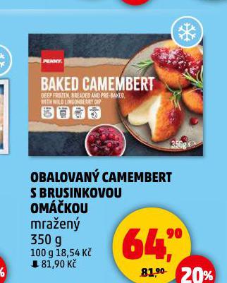 OBALOVAN CAMEMBERT S BRUSINKOVOU OMKOU