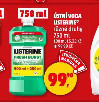 LISTERINE STN VODA