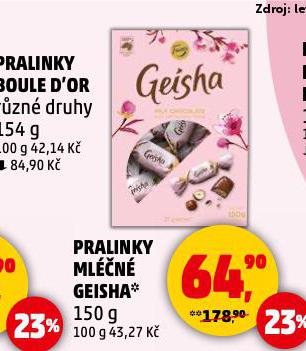 PRALINKY MLN GEISHA