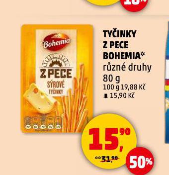 BOHEMIA TYINKY Z PECE