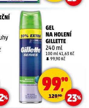 GILLETTE GEL NA HOLEN