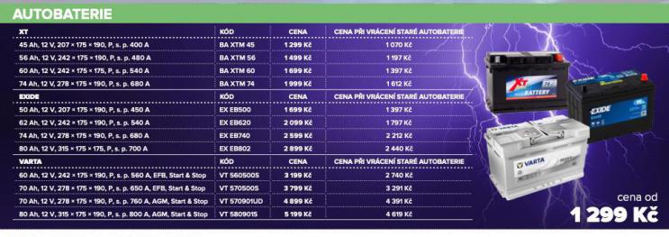 AUTOBATERIE EXIDE 74 Ah