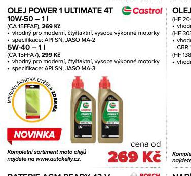 OLEJ POWER 1 ULTIMATE 4T 5W-40