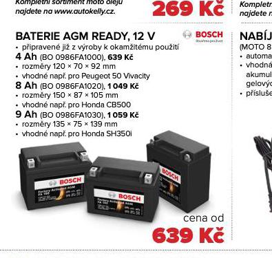 BATERIE AGM READY, 12 V 8 Ah