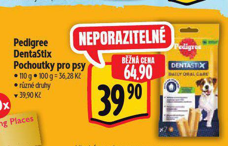 PEDIGREE DENTASTIX POCHOUTKY PRO PSY