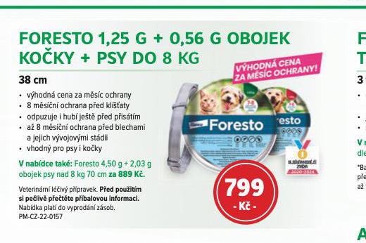 FORESTO 1,25 G + 0,56 G OBOJEK PRO KOKY