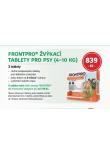 FRONTPRO VKAC TABLETY PRO PSY 4-10 KG