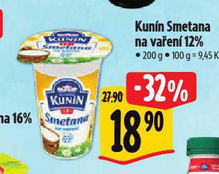 KUNN SMETANA NA VAEN 12%