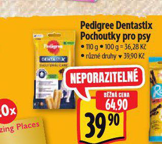 PEDIGREE DENTASTIX POCHOUTKY PRO PSY