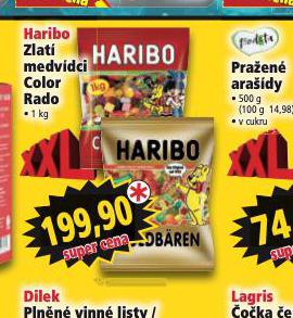 HARIBO ZLAT MEDVDCI VOLOR RADO