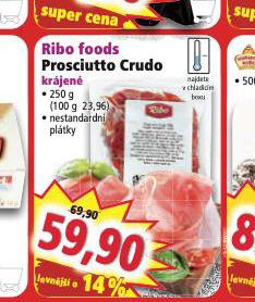 RIBO FOODS PROSCIUTTO CRUDO