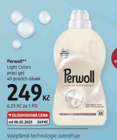 PERWOLL LIGHT COLORS PRAC GEL