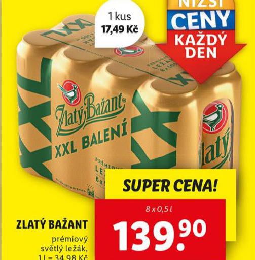 PIVO ZLAT BAANT