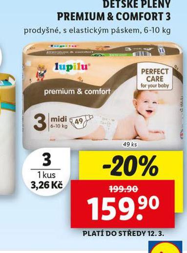 LUPILU DTSK PLENY PREMIUM & COMFORT 3 